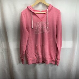 Under Armour Pink Loose Fit‎ Hoodie Sweatshirt Womens Size Medium